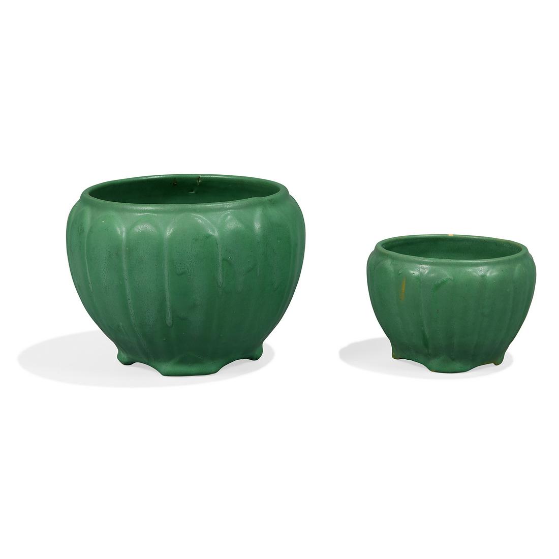 American Arts & Crafts jardinieres, two (1 of 4)