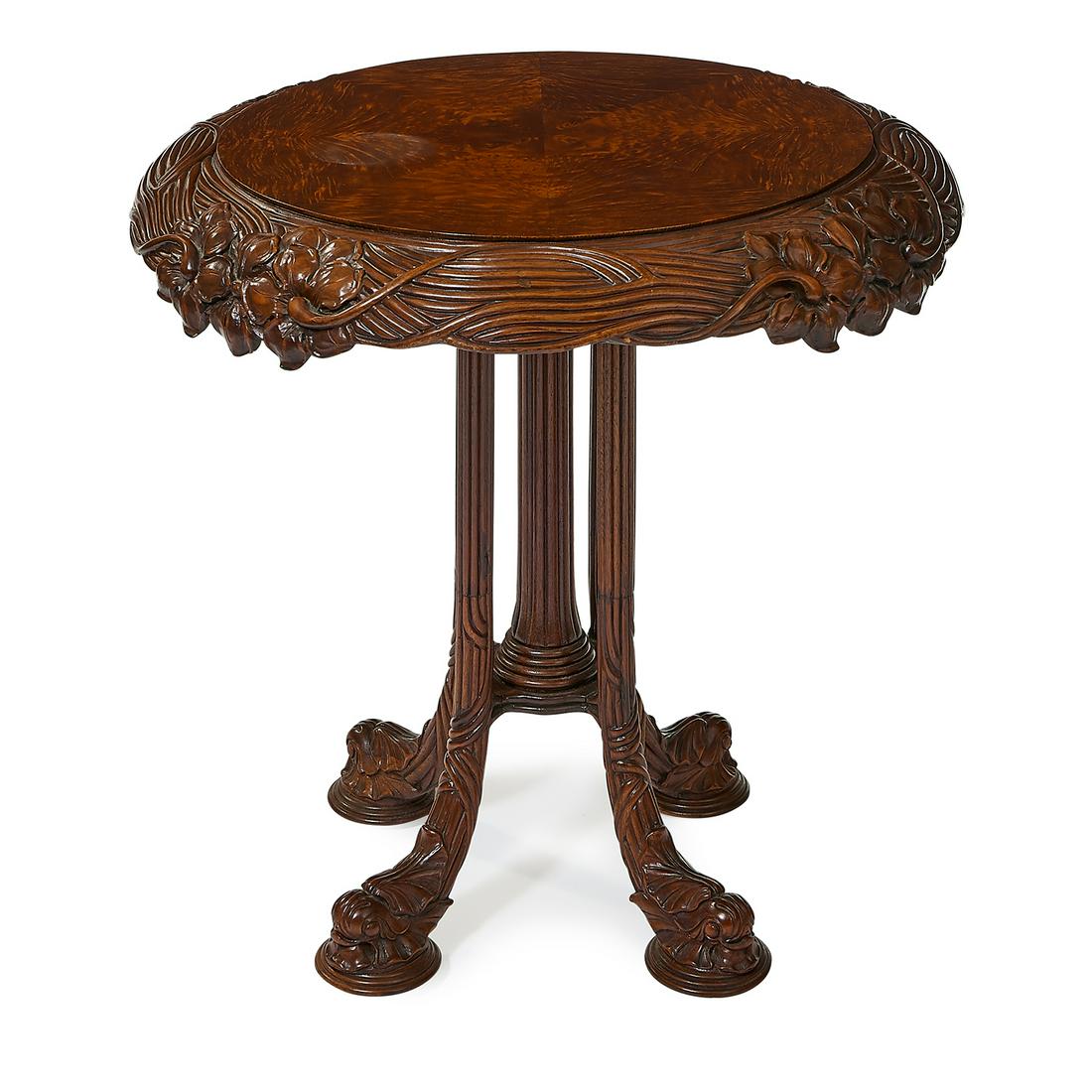 Art Nouveau Style lamp table (1 of 1)