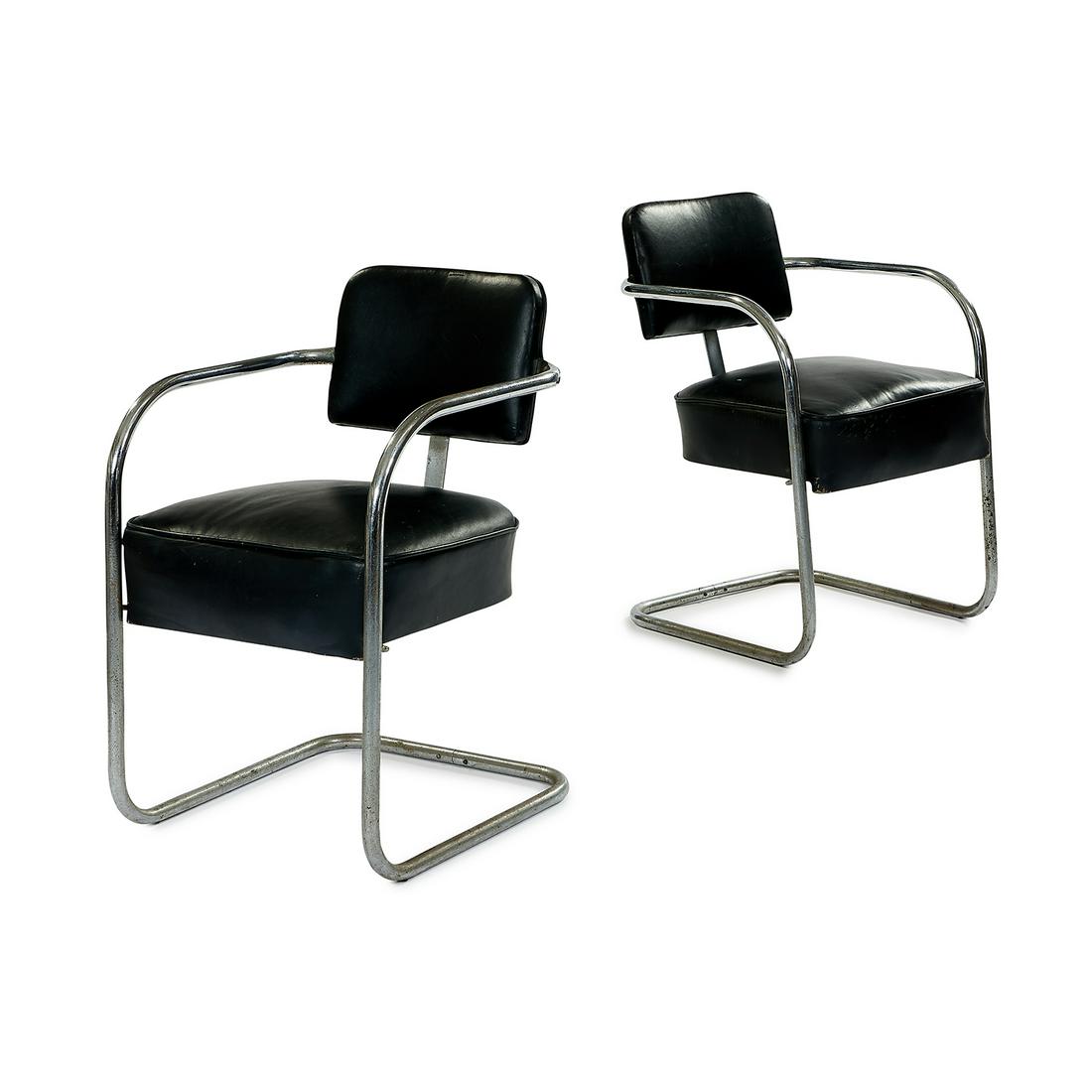 Art Deco chairs, pair (1 of 1)