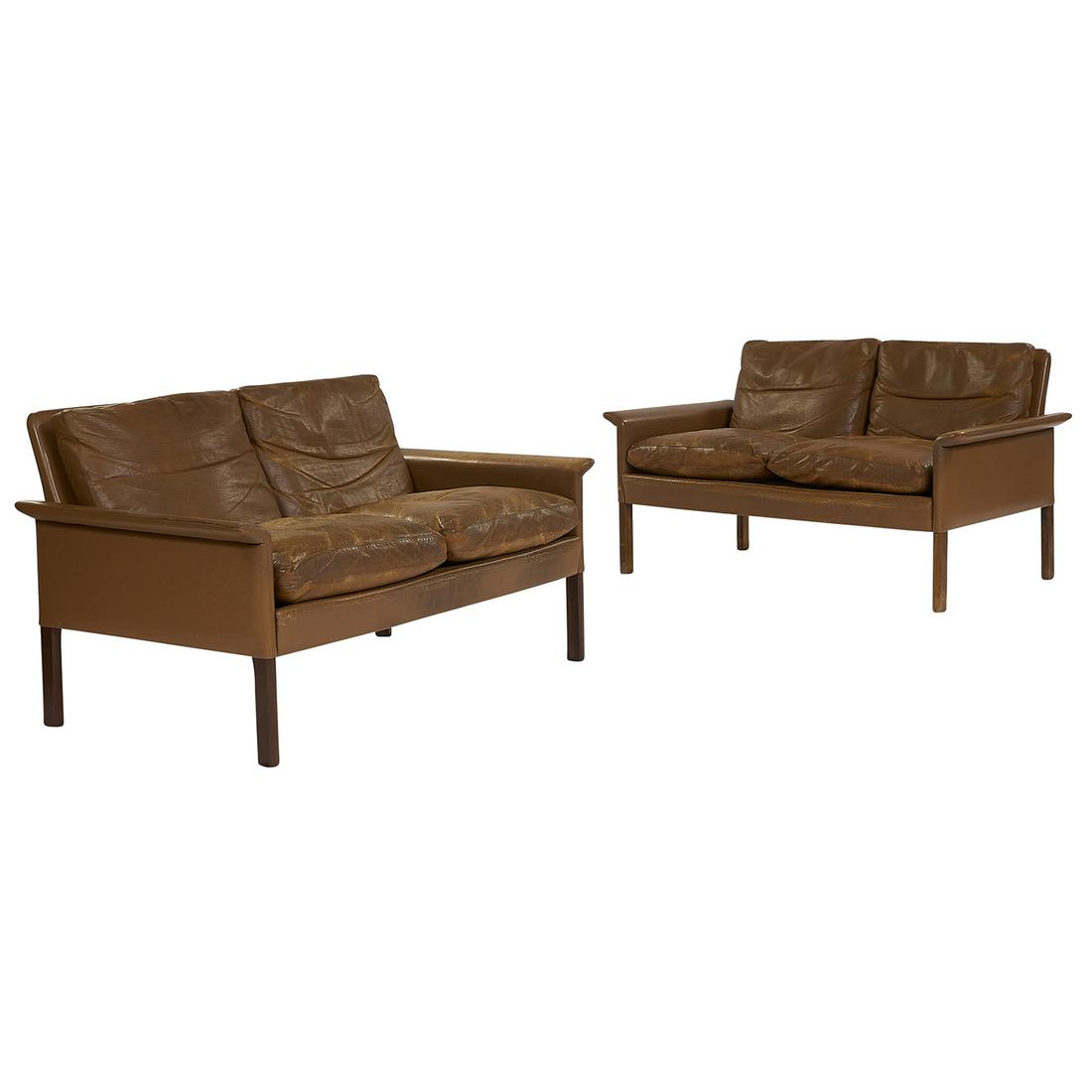 Hans Olsen for C/S Møbler settees, pair (1 of 2)
