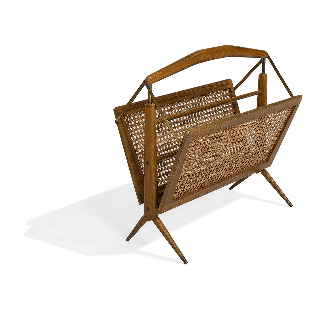 Attributed to Cesare Lacca folding magazine rack (1 of 1)