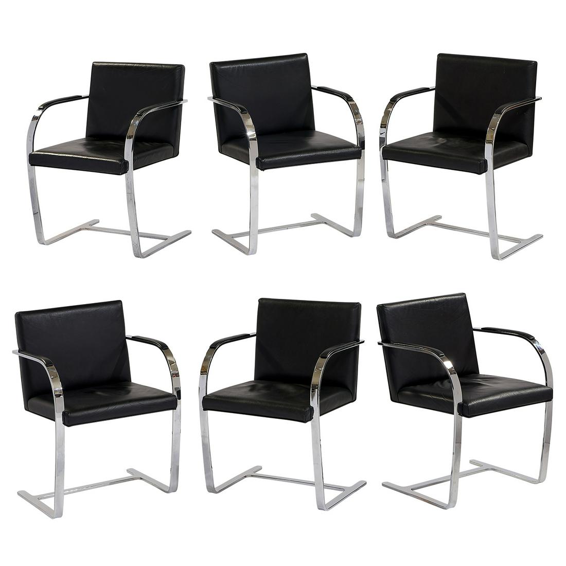 After Ludwig Mies van der Rohe Brno chairs, six (1 of 1)