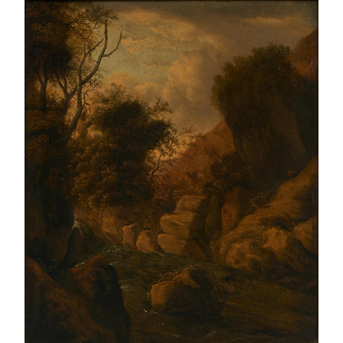 Circle of Jan Dirksz Both, Landscape, circa 1650 (1 of 2)