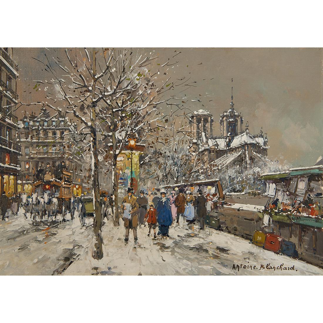 Antoine Blanchard, Notre Dame in Winter (1 of 4)