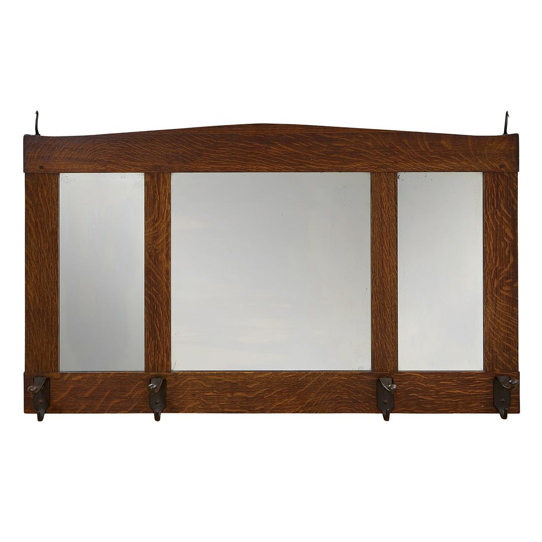 Gustav Stickley hall mirror, #68 (1 of 1)