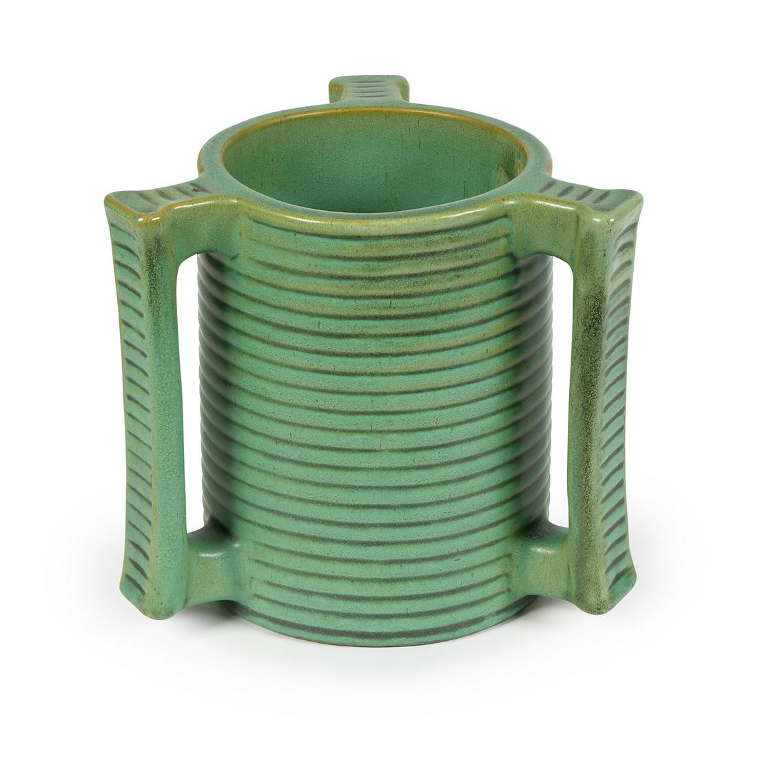 Teco, W.D. Gates, designer, three-handled vase (1 of 4)