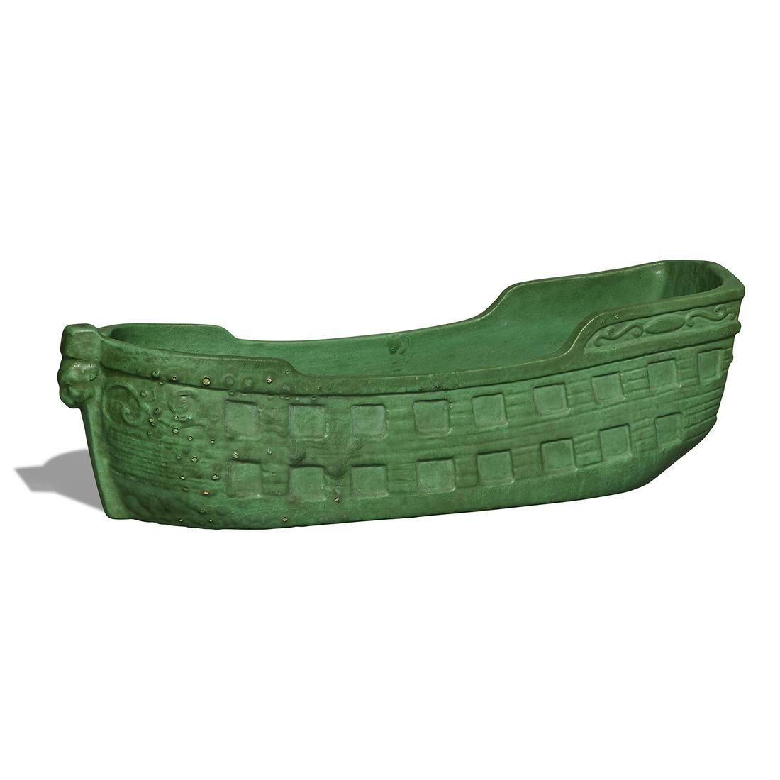 Roseville Pottery Co. Chloron ship window box (1 of 2)