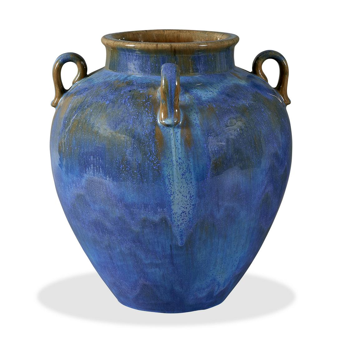 Fulper Pottery Co. Chinese Blue Flambé vase (1 of 2)