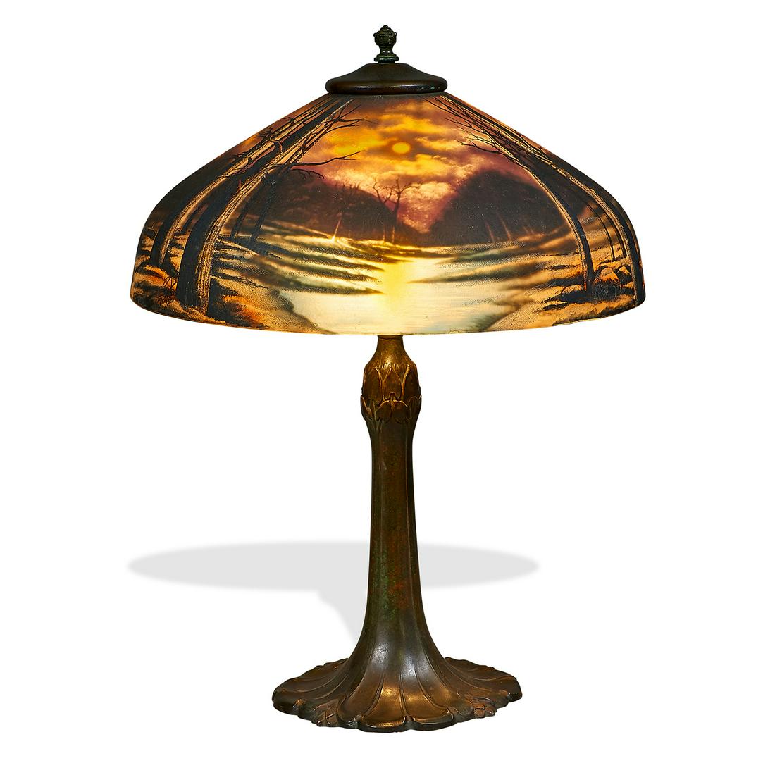 The Pittsburgh Lamp, Brass & Glass Co. table lamp (1 of 4)