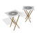 Barnaba Fornasetti (b.1950) occasional tables, pair