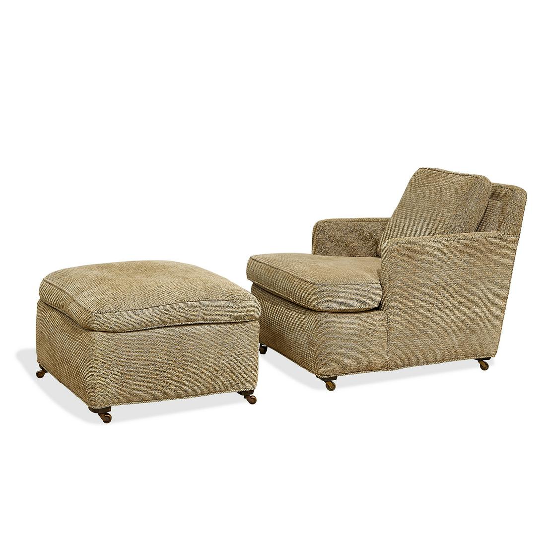 Edward Wormley for Dunbar lounge chair & ottoman (1 of 1)