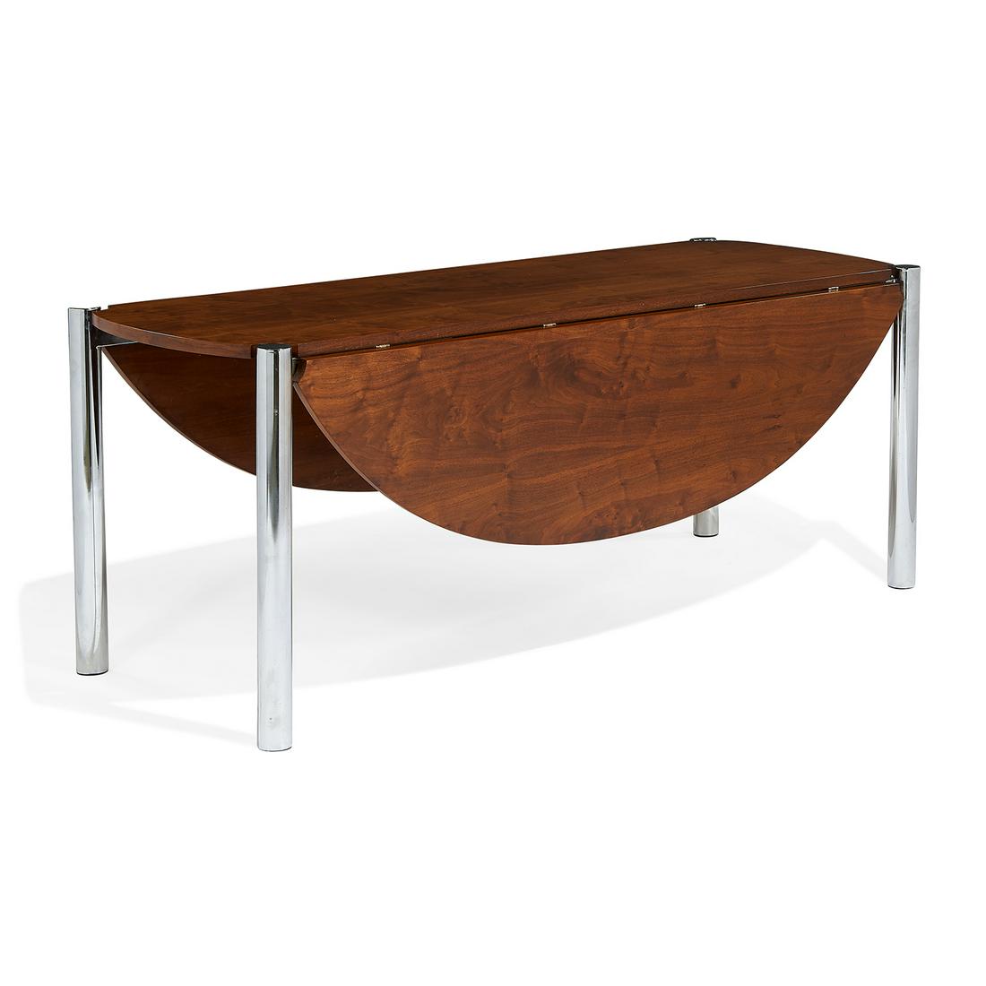 Attributed to Milo Baughman dining table (1 of 2)