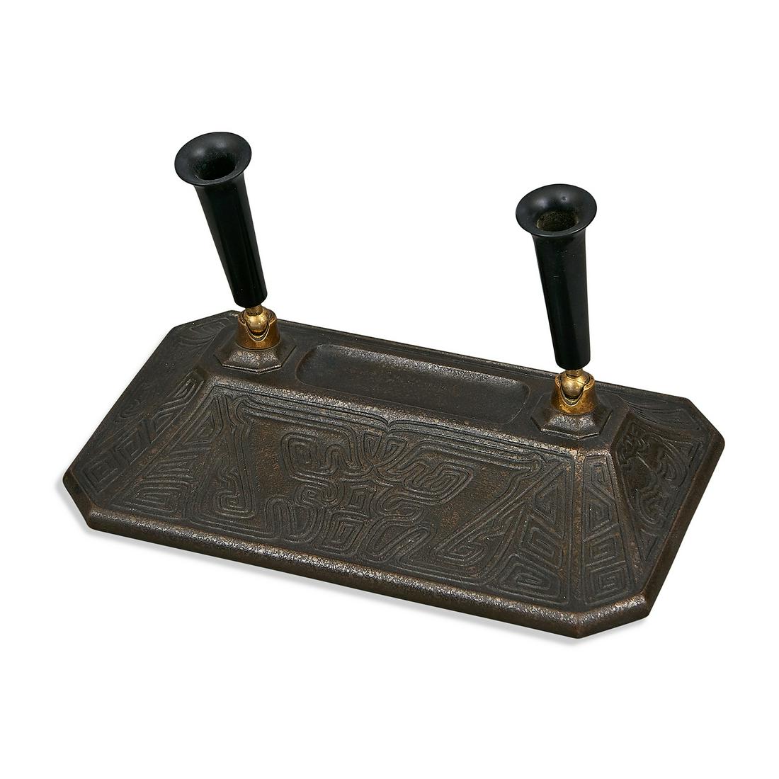 Tiffany Studios Chinese double pen holder, #2119 (1 of 2)