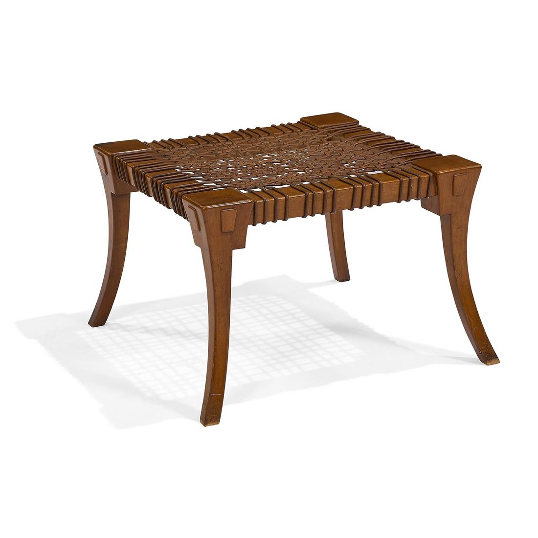 T.H. Robsjohn-Gibbings Klismos ottoman (1 of 2)