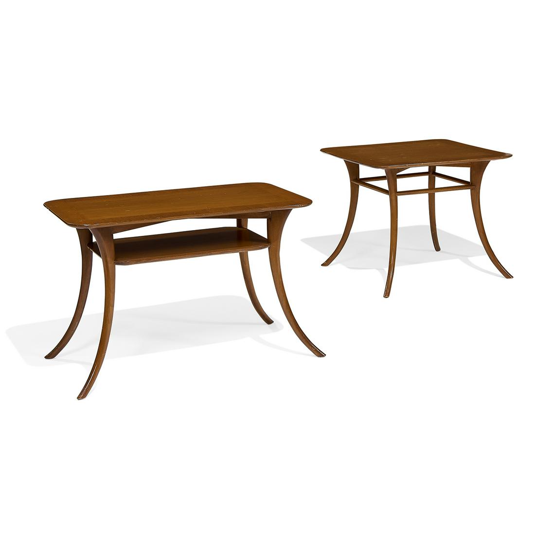 T.H. Robsjohn-Gibbings Saber Leg occasional tbles (1 of 1)