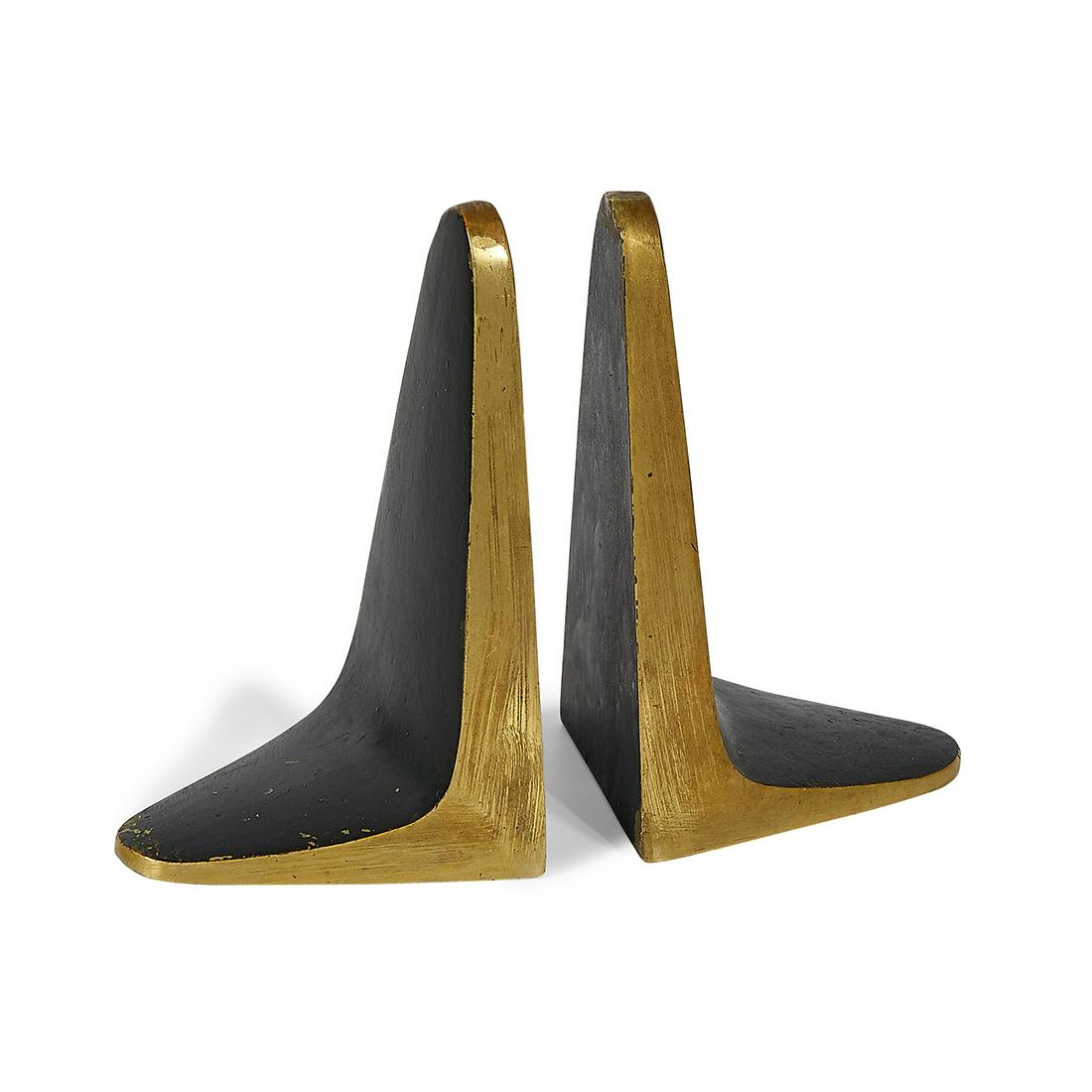 Attrib to Carl Auböck II bookends, pair (1 of 5)