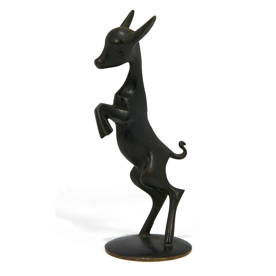 Werkstätte Hagenauer goat kid figure (1 of 3)