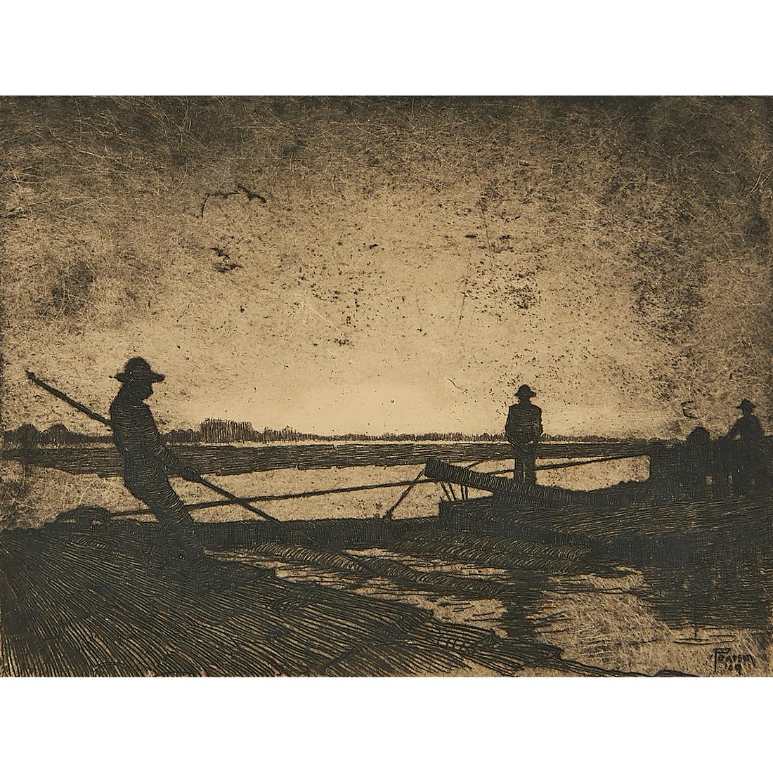 Ralph M. Pearson, Loggers on the Mississippi (1 of 2)