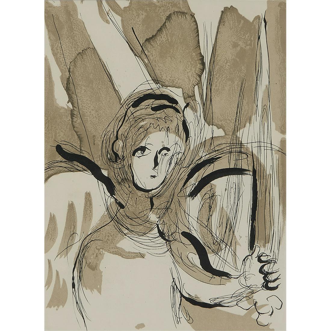 Marc Chagall, L'ange à l'épée (Angel (1 of 2)