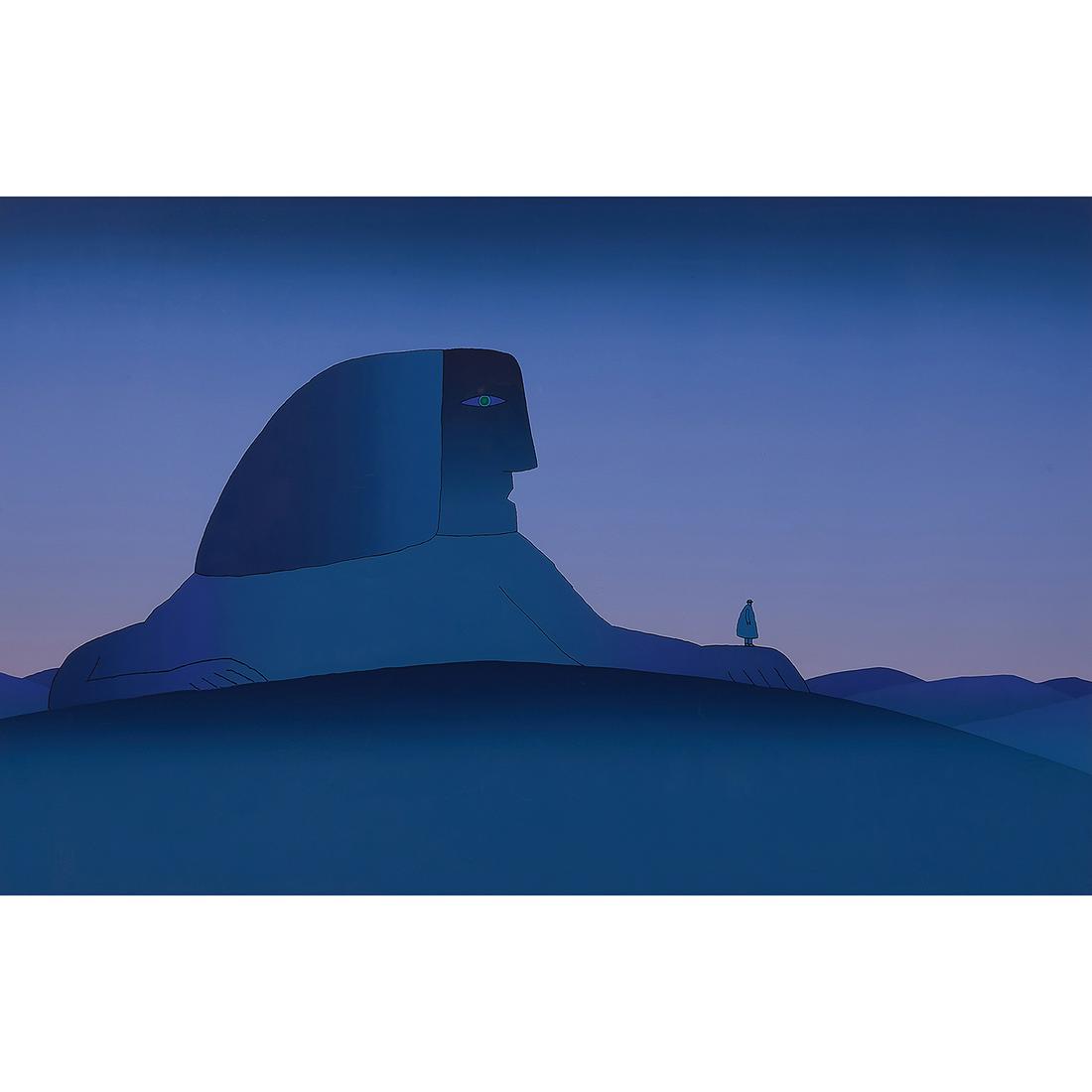 Jean-Michel Folon, Sphinx, 1975, screenprint (1 of 2)