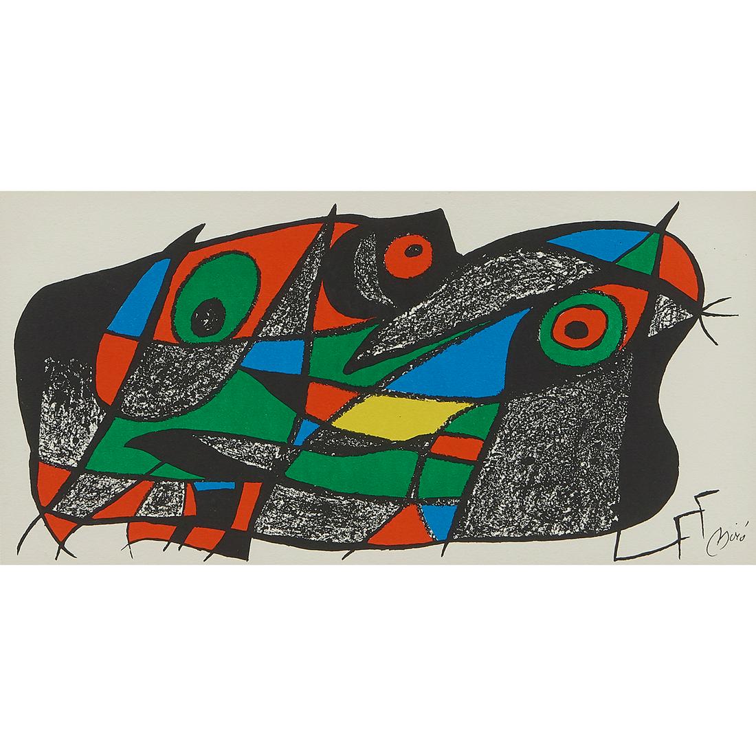 Joan Miró, Sweden from the Escultor suite (1 of 2)