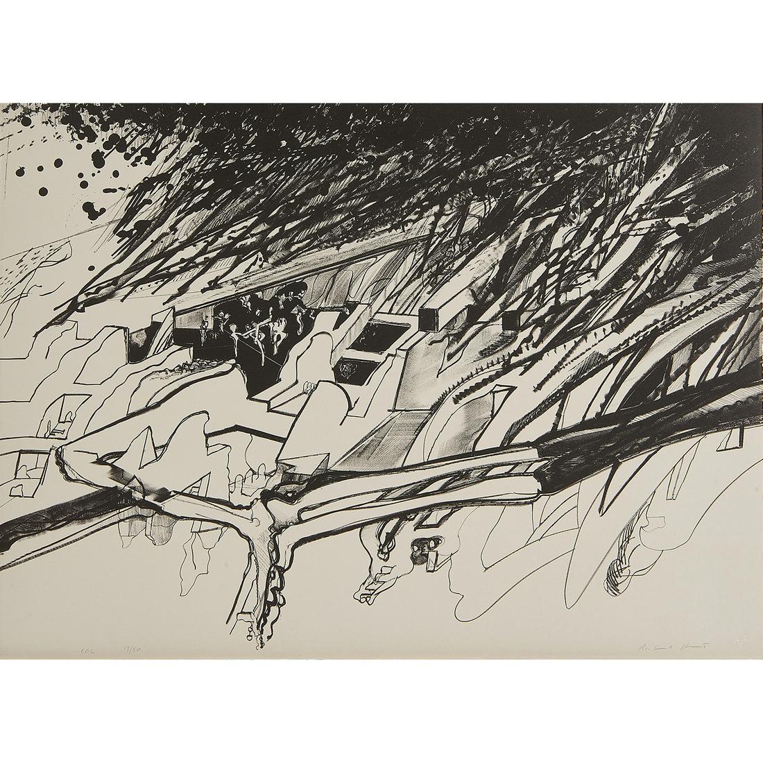 Richard Howard Hunt, Untitled, lithograph (1 of 1)