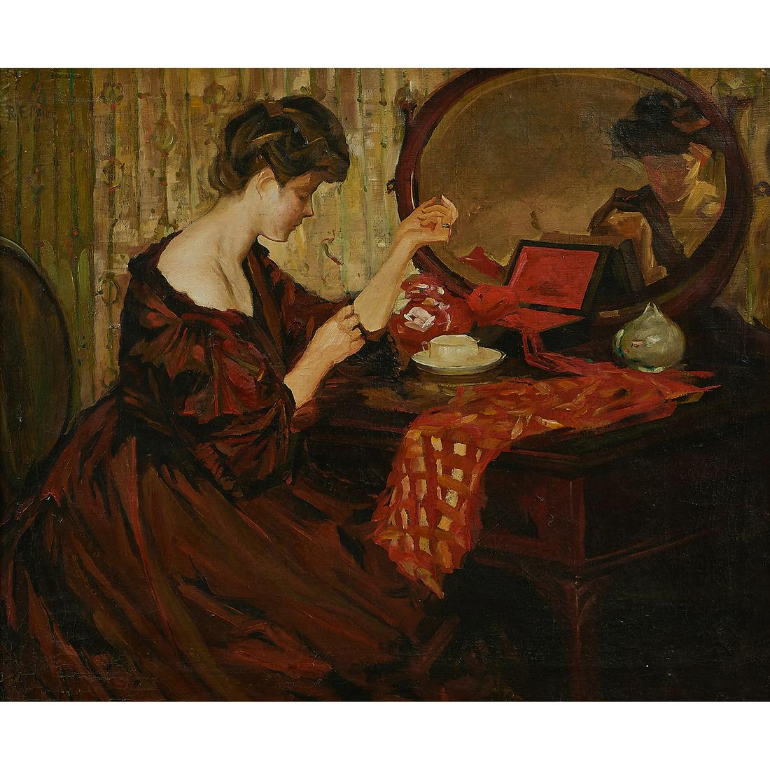 Richard Edward Miller, Woman Mending (1 of 2)