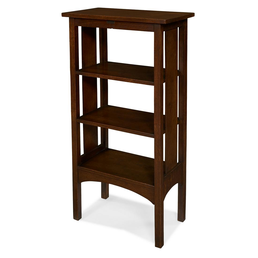 L. & J.G. Stickley magazine stand, #40 (1 of 2)