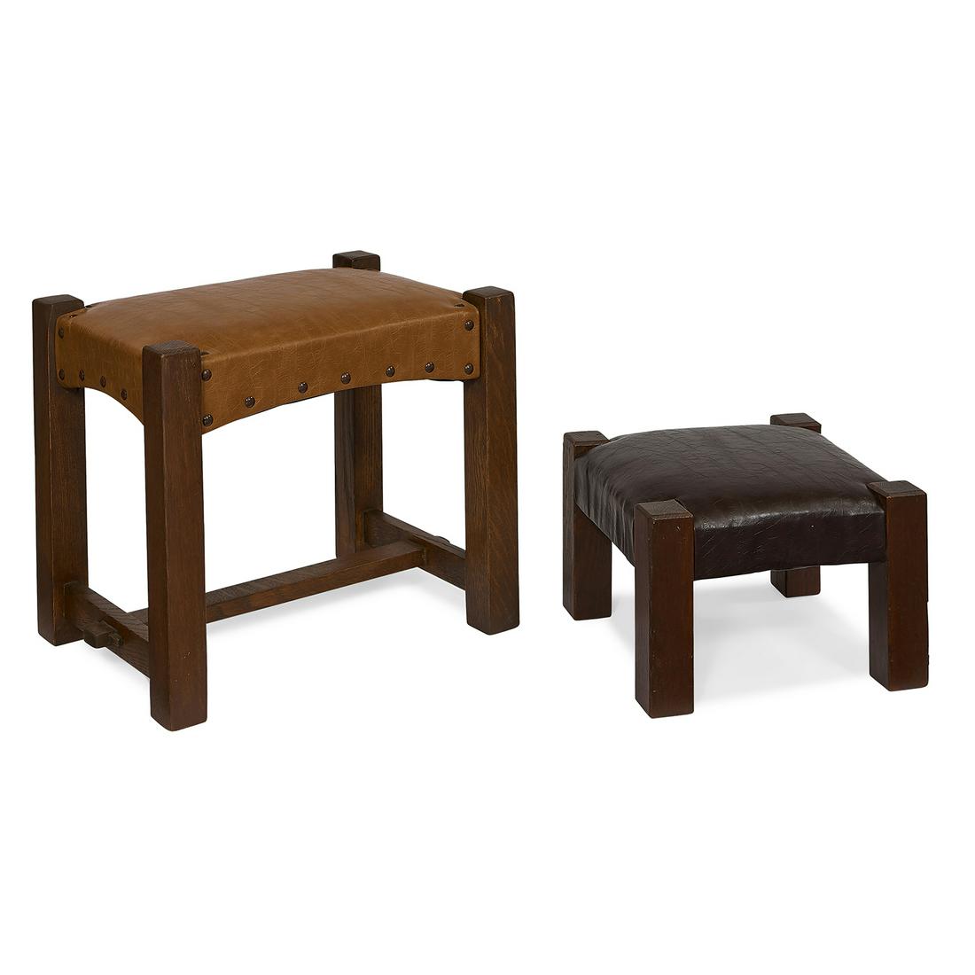 Stickley Brothers footstool, #833 1/2 (1 of 1)
