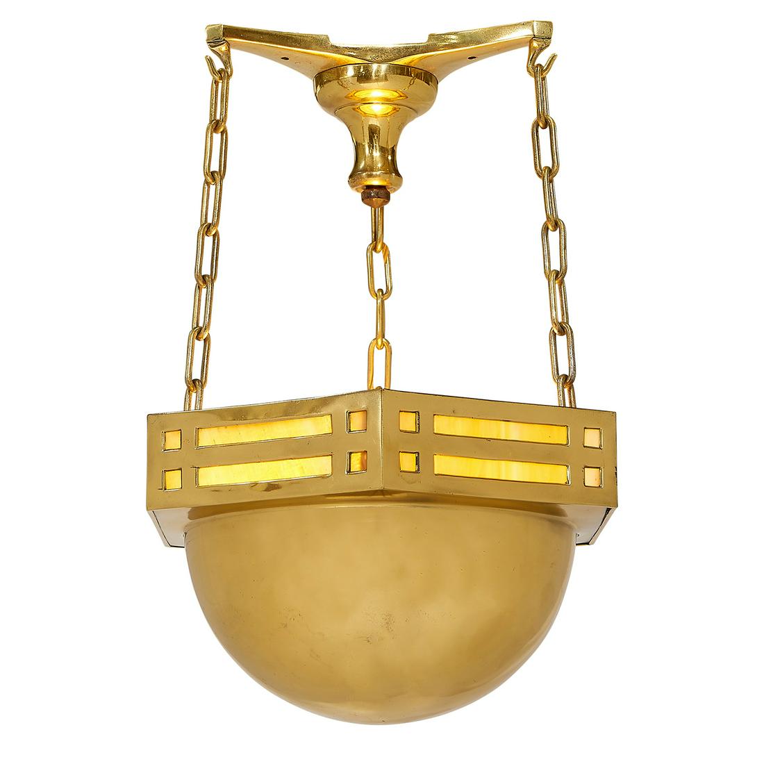 Prairie School light fixture (1 of 3)