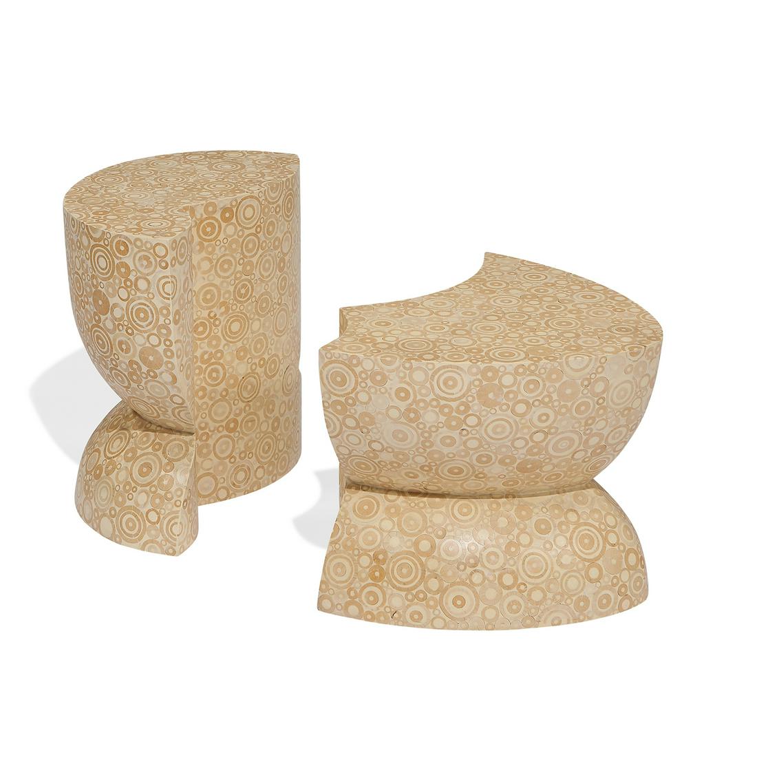 Ria & Yiouri Augousti nesting side tables, pair (1 of 5)