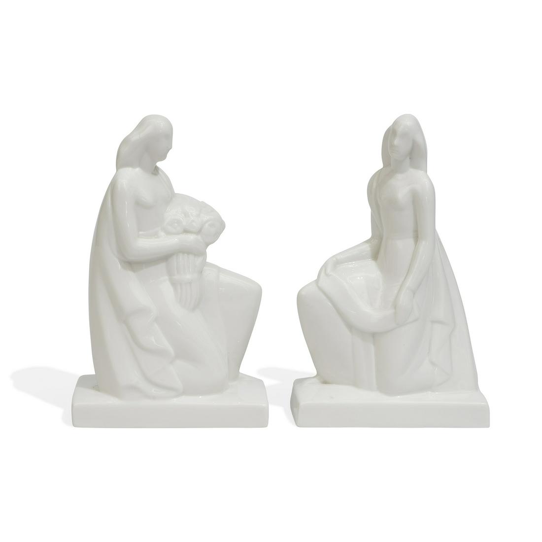 Geza De Vegh Art Deco figurines, two (1 of 3)
