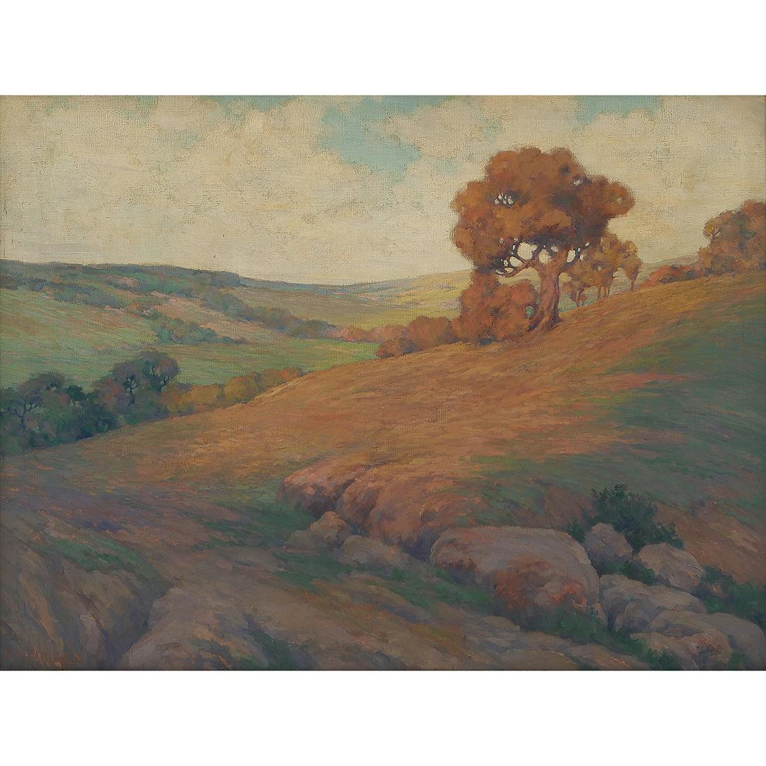 John H. Carlsen, Landscape with Rocky Hills and… (1 of 2)