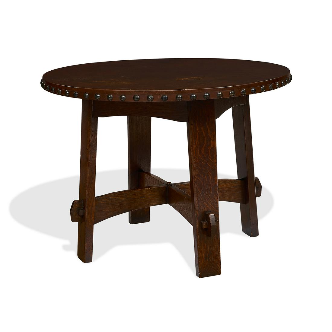 Gustav Stickley library table, #635 (1 of 2)