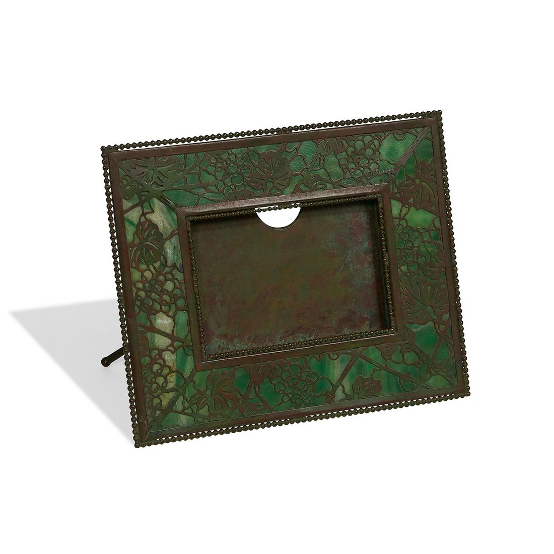 Tiffany Studios Grapevine calendar frame, #47 (1 of 4)