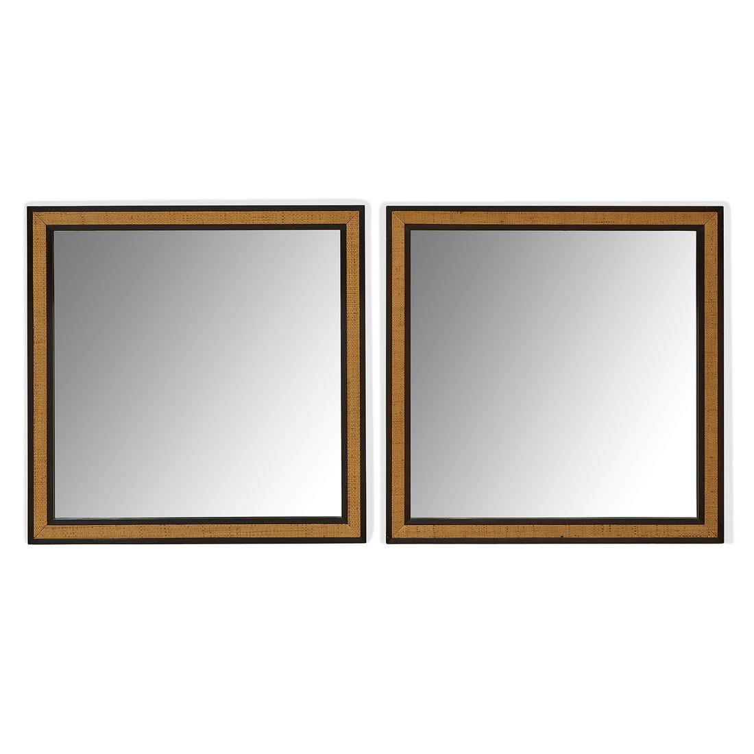 Edward Wormley for Dunbar wall mirrors, pair (1 of 1)