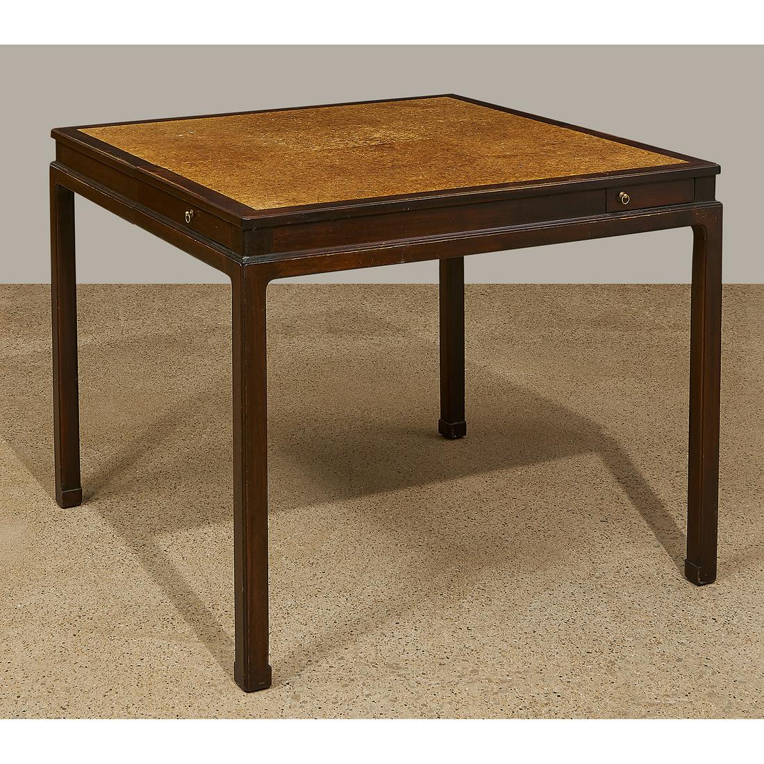 Edward Wormley for Dunbar game table, #4615 (1 of 2)