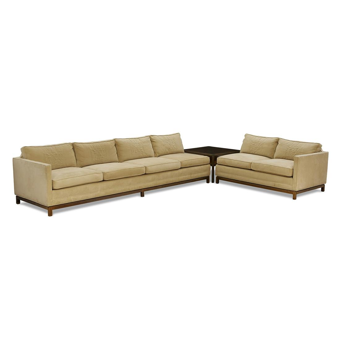 Attr. Edward Wormley for Dunbar sectional sofa (1 of 2)