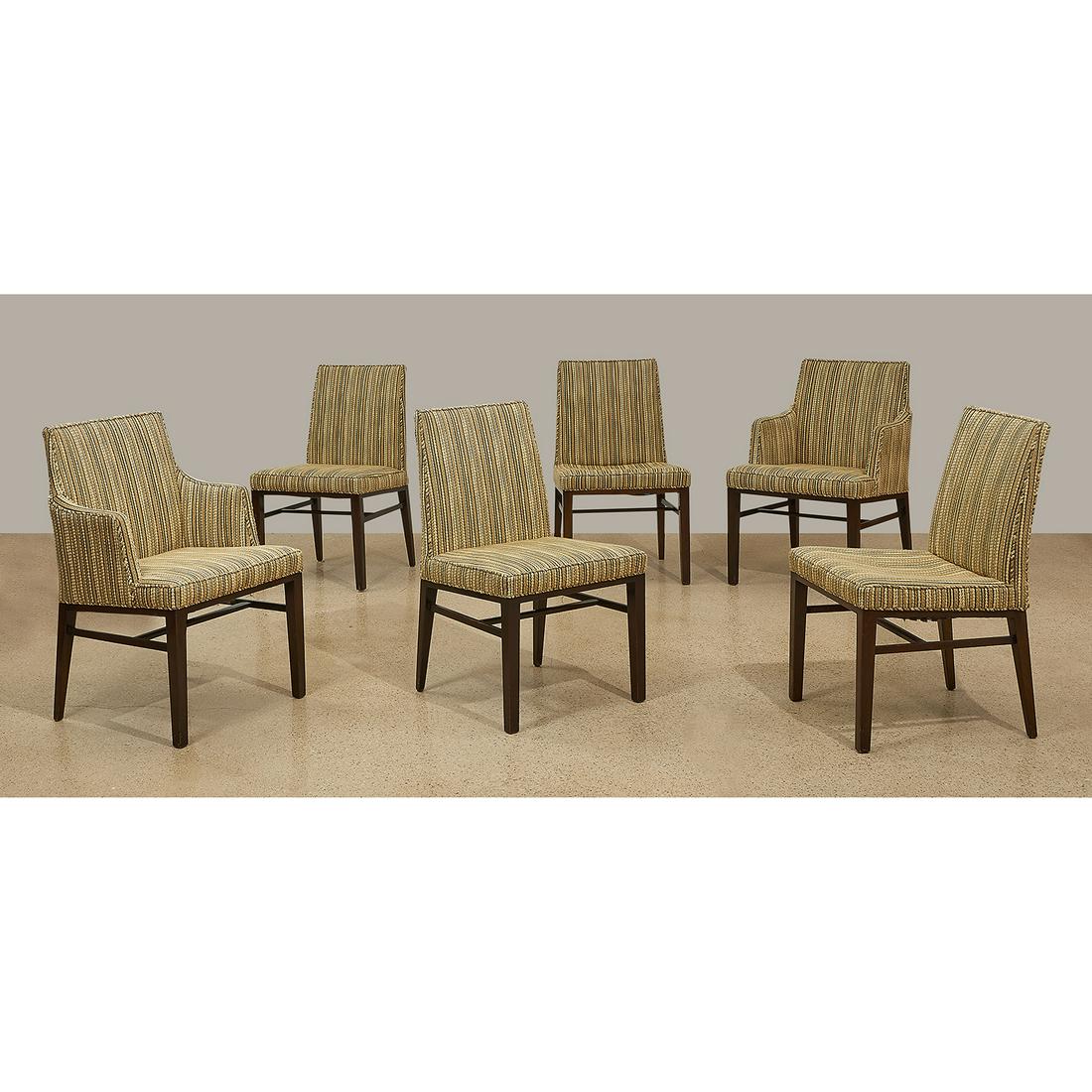 Edward Wormley for Dunbar dining chairs, set of 6 (1 of 1)