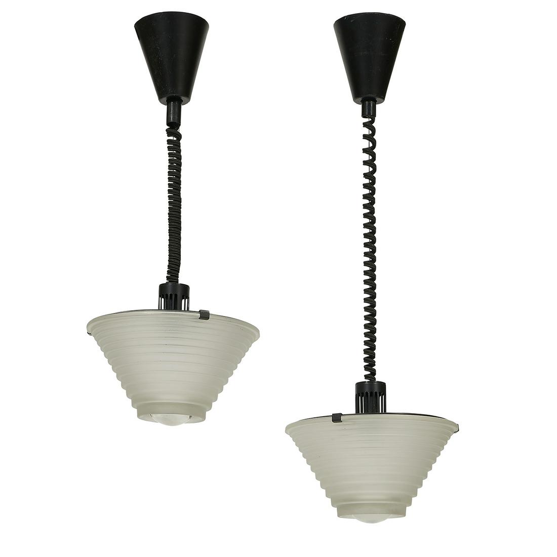 Angelo Mangiarotti hanging lights, pair (1 of 1)