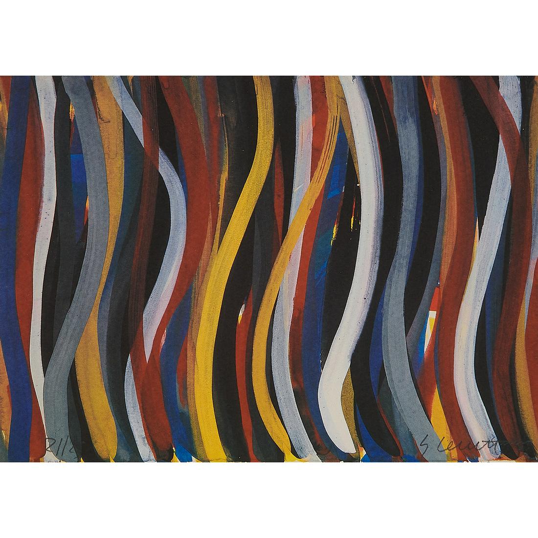Sol LeWitt, Brushstrokes: Horizontal and Vertical (1 of 2)