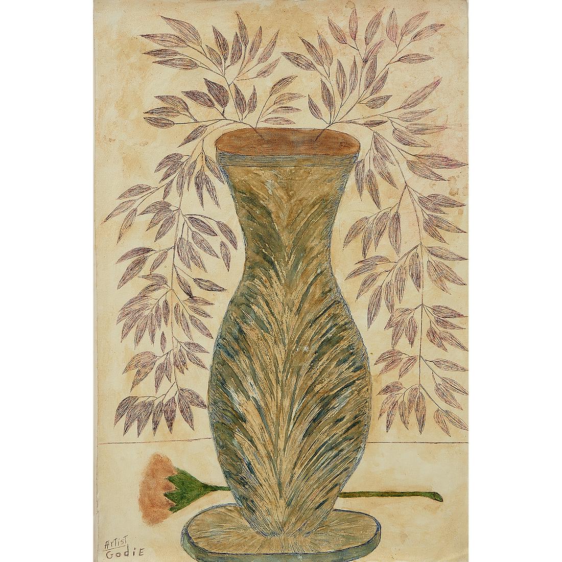 Lee Godie, A Blue Vase (1 of 2)