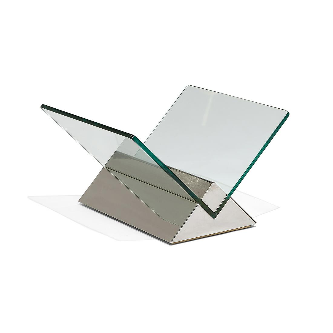 Attributed to Fontana Arte magazine rack (1 of 2)