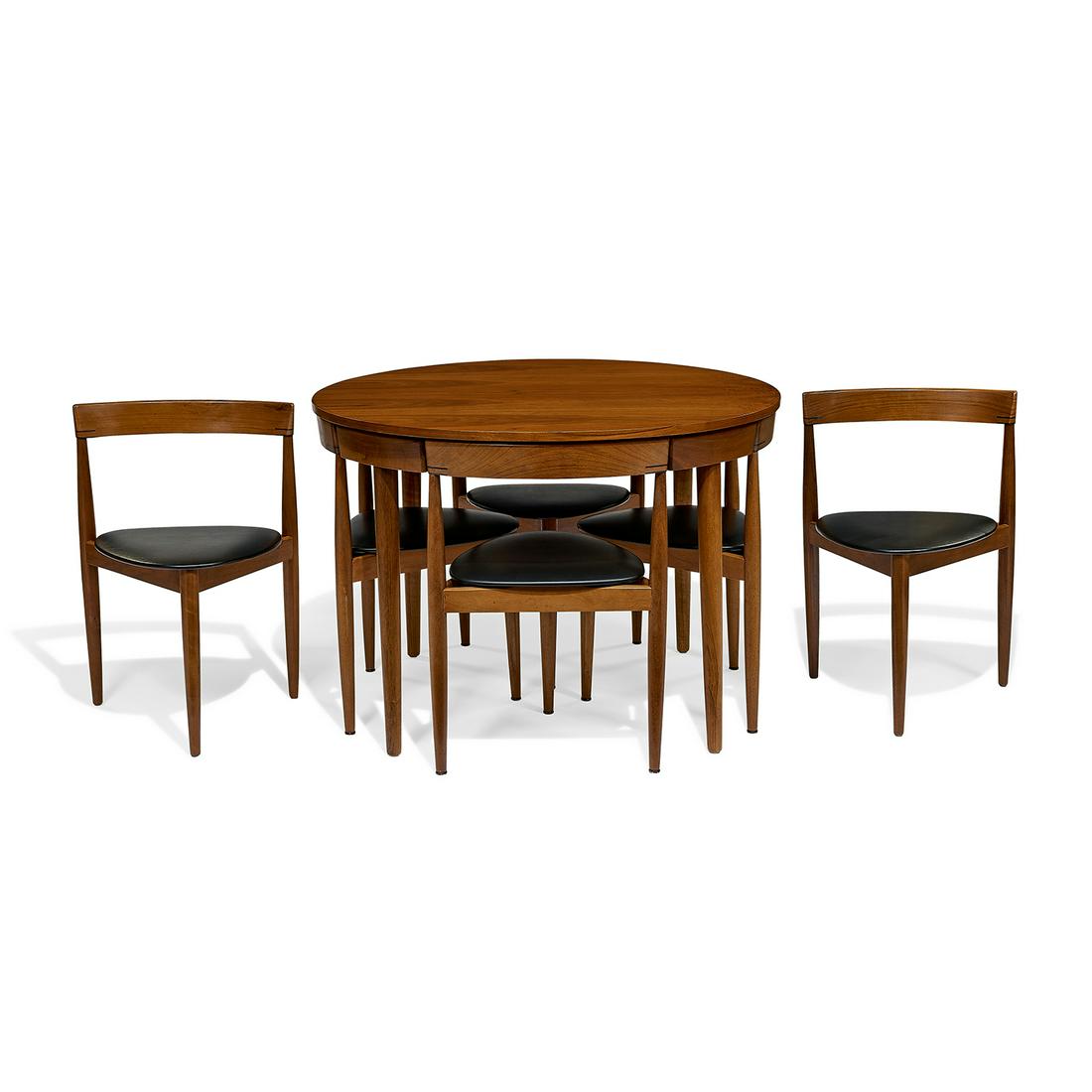 Hans Olsen for Frem Røjle dining set with six chairs (1 of 4)