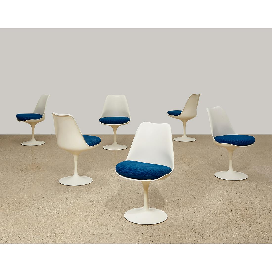 Eero Saarinen for Knoll Asso. dining chairs, six (1 of 1)