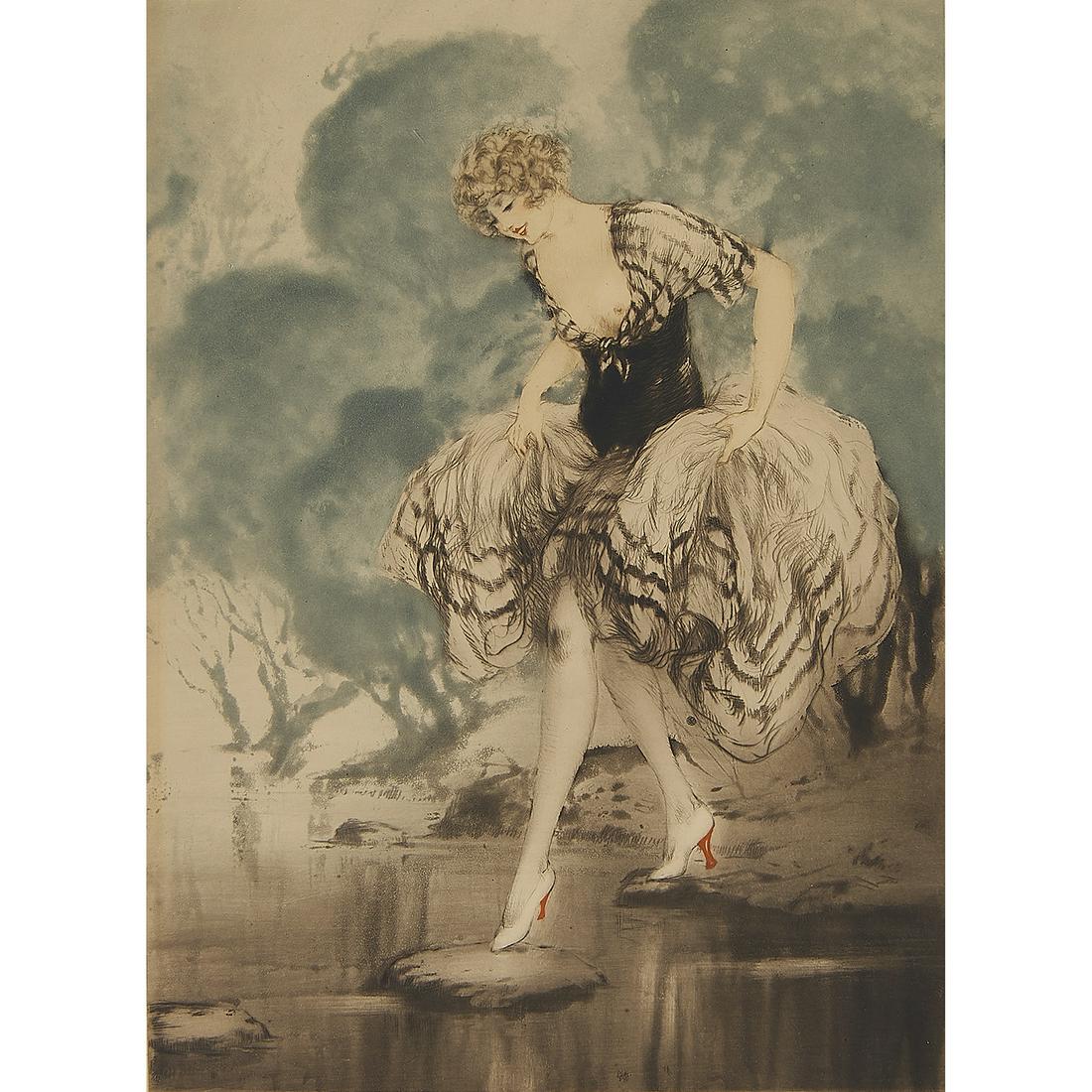 Louis Icart, Le Gué (The Ford), 1926 (1 of 2)