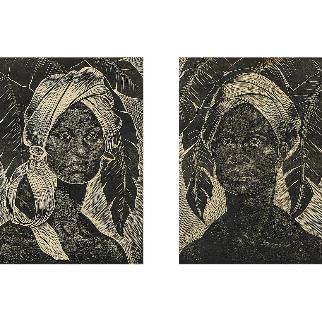 Margaret Brundage, Two Portraits, 1957 (1 of 1)