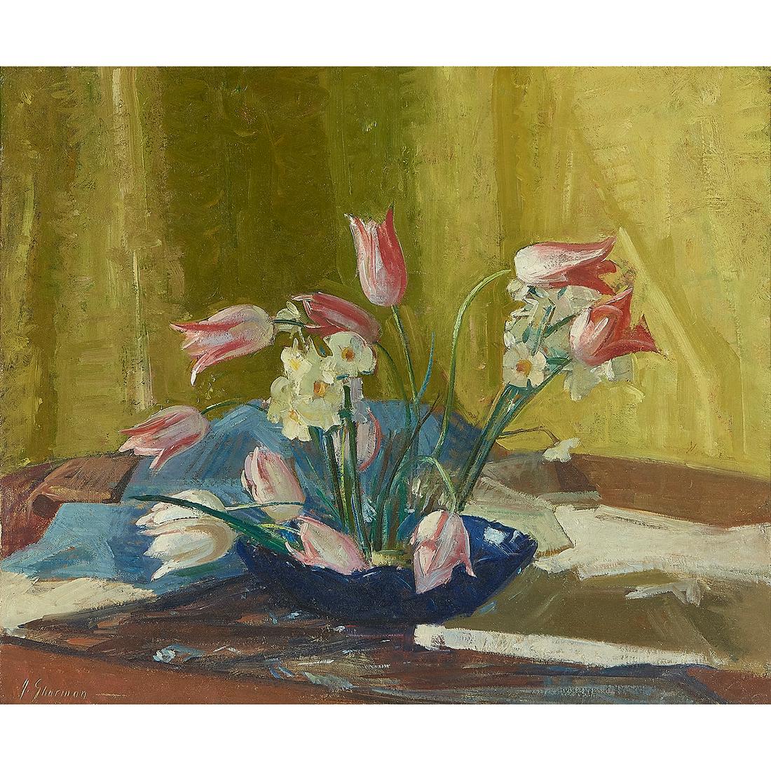 John Sharman, Still Life with Tulips and… (1 of 2)