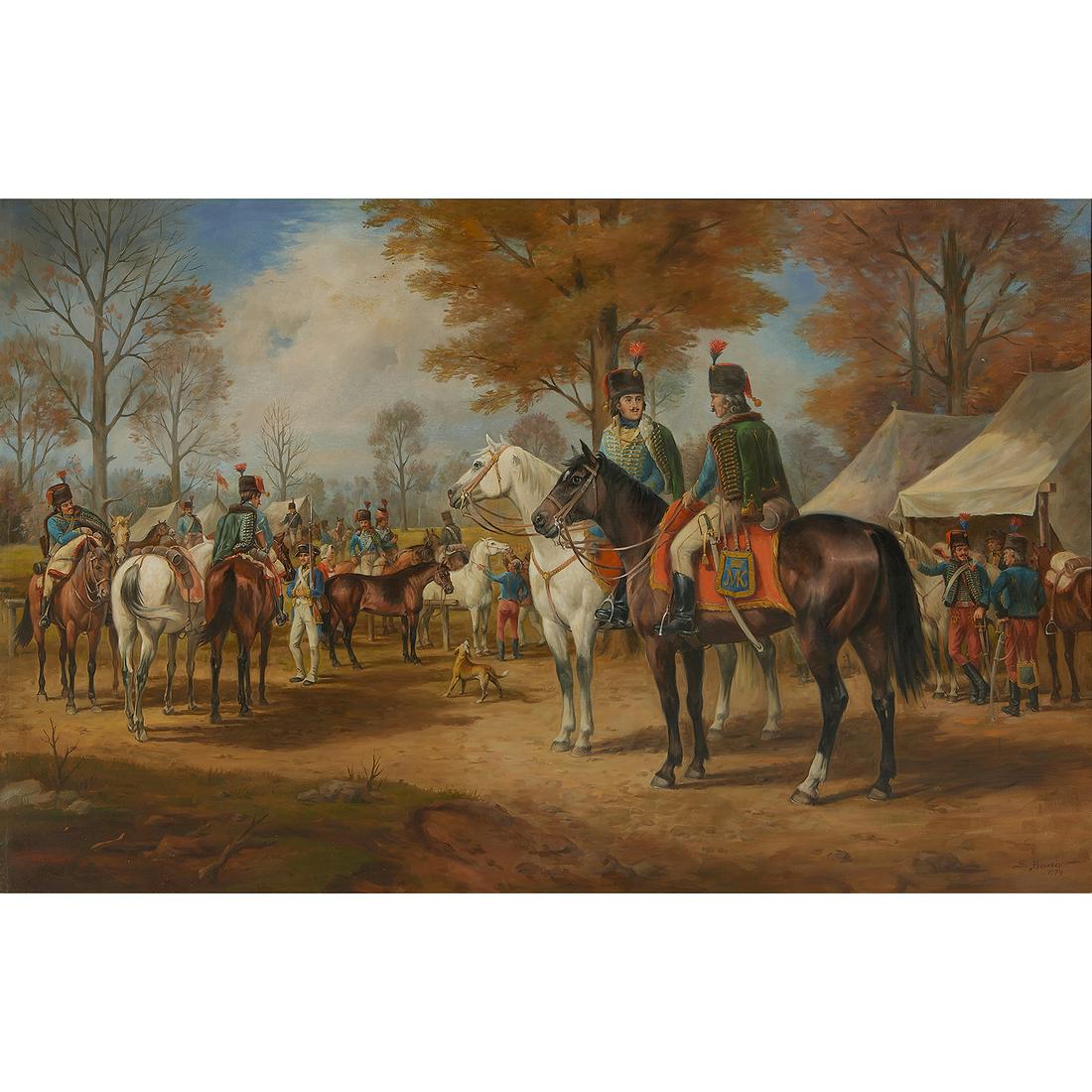 Salvatore Bodo, Military Encampment, 1970s (1 of 2)