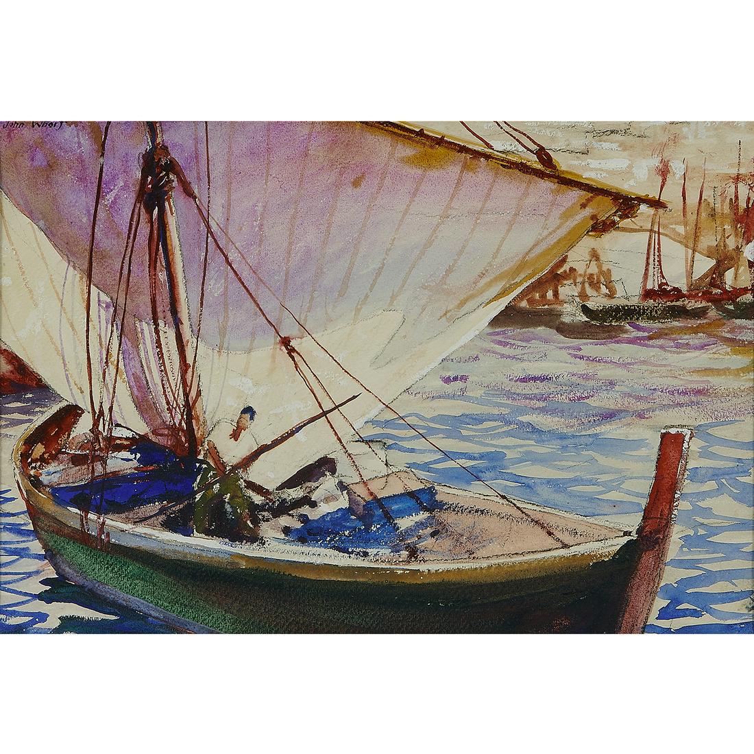 John Whorf, Getting Ready to Sail (1 of 2)
